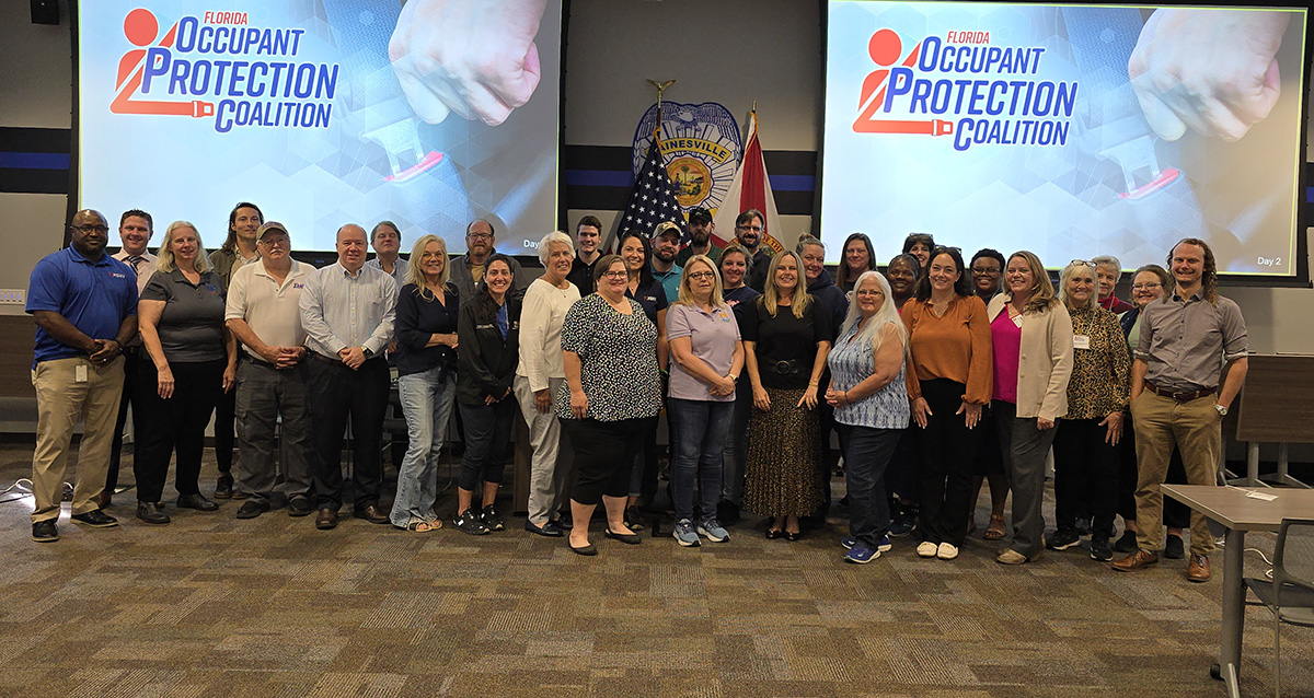 Group photograph of the members of the occupant protection coalition